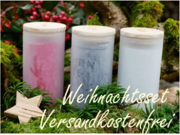 Berglichter Kerzen Geschenkset Vorne