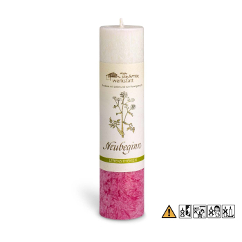 Heilkräuter Kerze Mut Leben