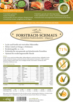 Bellfor FORSTBACH-SCHMAUS - Lachs & Forelle - getreidefrei kaltgepresst (4,0 kg)