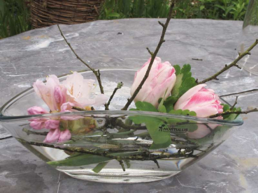 Glasschiffchen groß