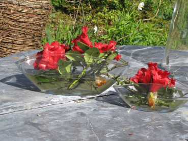 Glasschiffchen klein