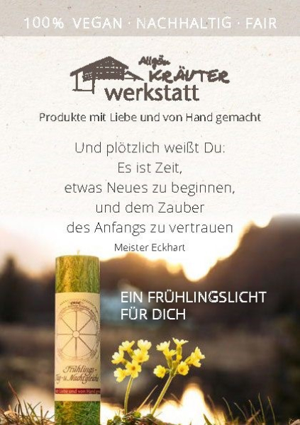 Kräuterkerzen - Frühlingserwachen Set