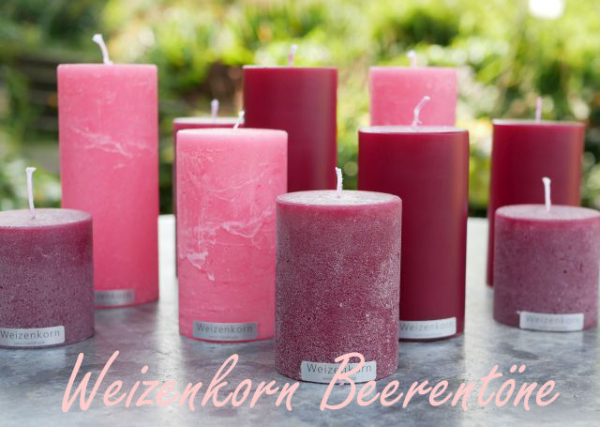 Diese Weizenkorn Kerzenkombination ist ein sensationeller Hingucker als Tischdekoration bei vielen Anlässen