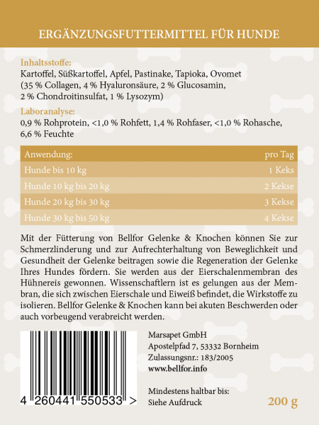 Bellfor Gelenke & Knochen - Kekse