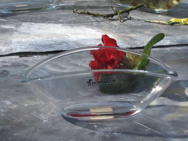 Glasschiffchen klein