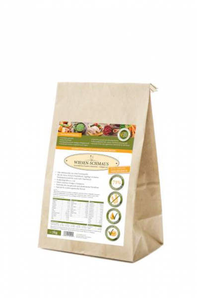 Bellfor WIESEN-SCHMAUS - Huhn - getreidefrei kaltgepresst 3 kg Bellfor WIESEN-SCHMAUS - Huhn - getreidefrei kaltgepresst 3 kg